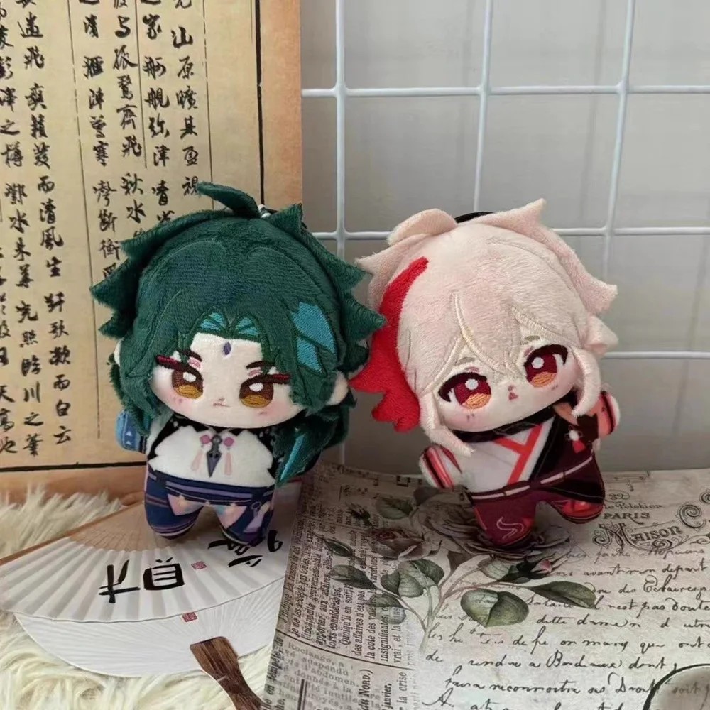 Genshin Impact Plush Toys Kazuha Xiao Scaramouche Venti Anime Cartoon Figure Stuffed Doll Pendant