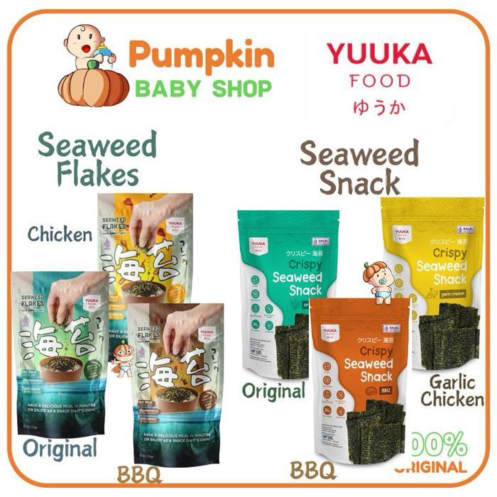 TERLARIS Yuuka Food Seaweed Flakes Abon Rumput Laut - Yuuka Seaweed crispy snack READY STOCK