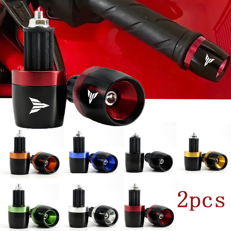 Motorcycle Handlebar Grips Ends Handle Bar Cap End Plug For Yamaha MT07 MT09 MT10 MT15 MT 07 09 10