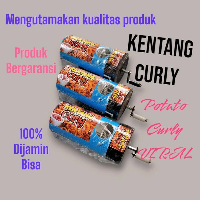 New alat kentang Curly viral termurah dan berkualitas Kitchenware Pemotong Stainless