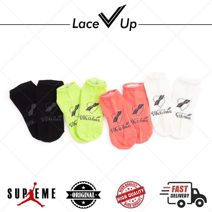 TerbaruBest Seller Kaos Kaki We11Done No Show Socks Welldone Invisible Hidden