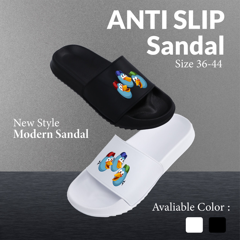 Sandal Sandal Cewek kartun  Lucu Kasual Cepat kering Sistem Pengunci Atasan Tahan Air EVA rubber Aff