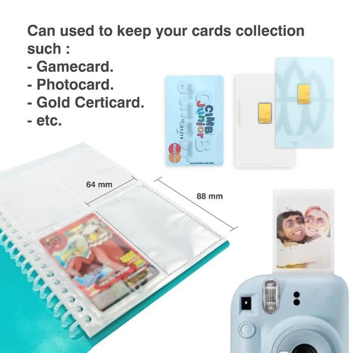 Album Kartu Nama Trading Card Koleksi Emas 80 Kartu Daiichi DPO A5 Tempat Penyimpanan Photo Card