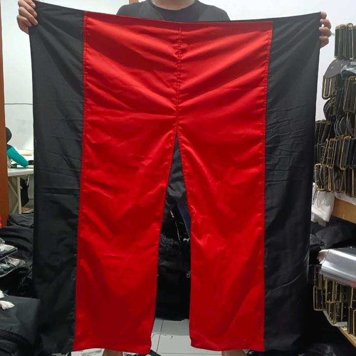 READY celana ubet drill KOMBINASI MERAH HITAM celana sarung celana gemboran ubet hitam merah celana