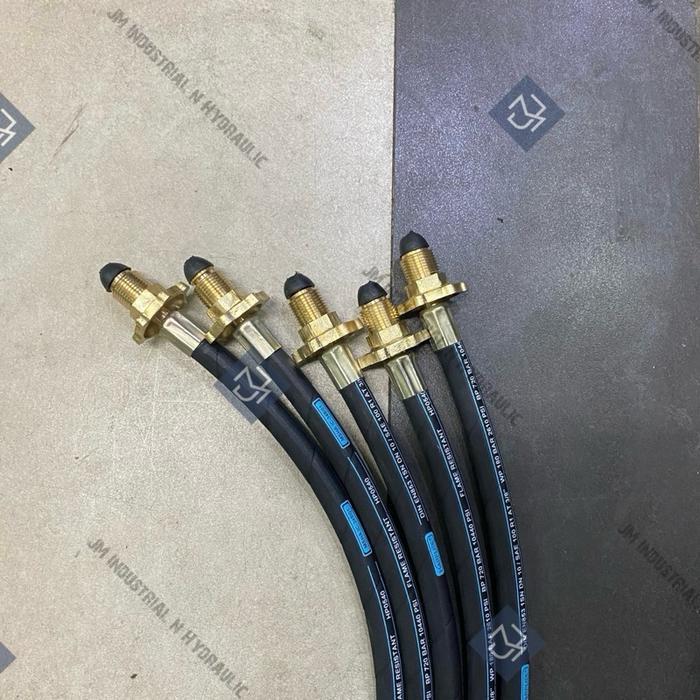 Pigtail Selang Gas 50kg 1/2" High Pressure Selang Kawat (High Quality Hose)