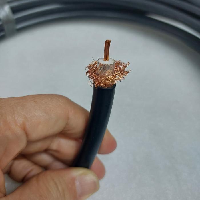 Kabel Coax D-Antenna Rg 8 Full Serabut Tembaga