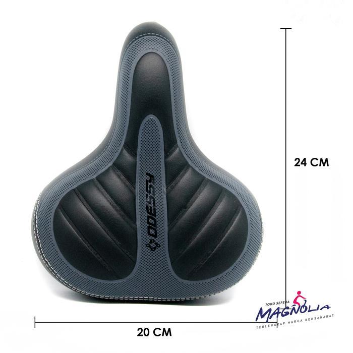 Sadel Sepeda Lipat Ctb Empuk Lebar Dgn Per / Pegas Jok Sadle Sepeda