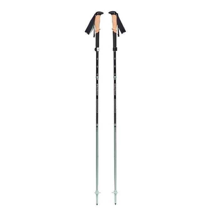 Original Black Diamond Pursuit Flz Trekking Poles - Black Foam Green