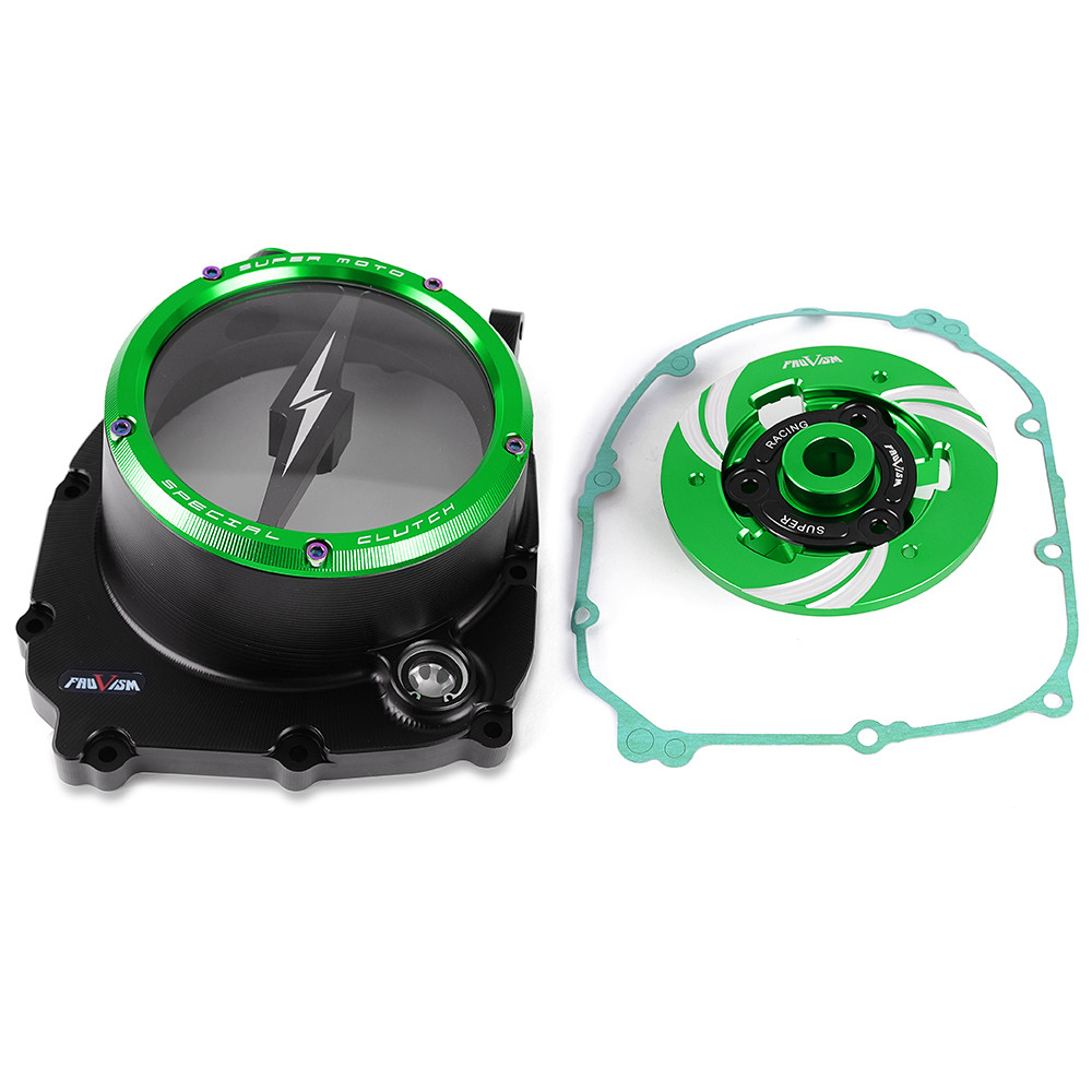 Z900 Z 900 Engine Clear Clutch Cover Protector Guard For Kawasaki Z900 ZR900 Z900RS 2017-2024 Front