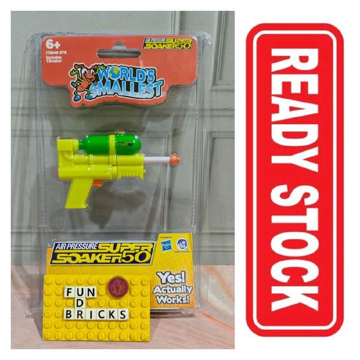 Stok Baru World's Smallest Air Pressure Super Soaker 50 Pistol Air Mini