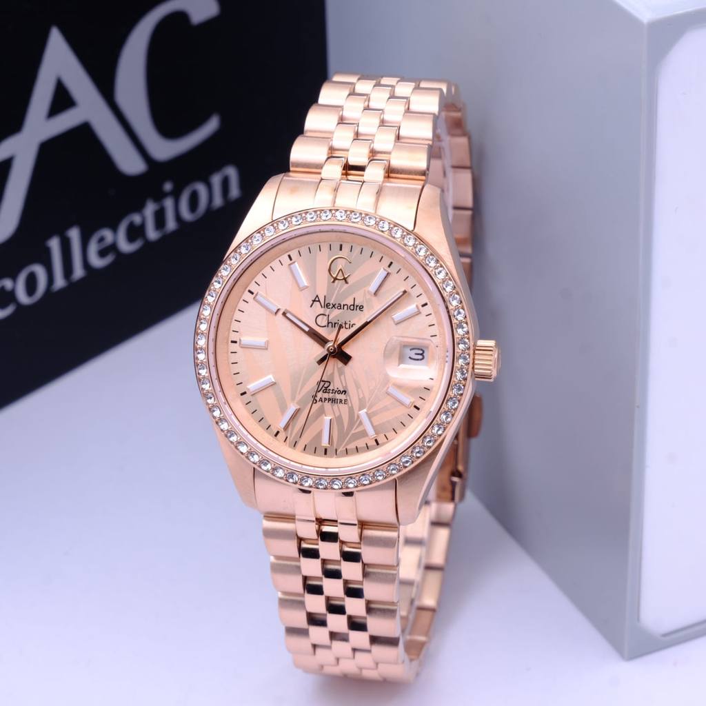 Alexandre Christie Wanita/ Jam Tangan Wanita Alexander Christi/ Jam Wanita Alexander Murah AC5012
