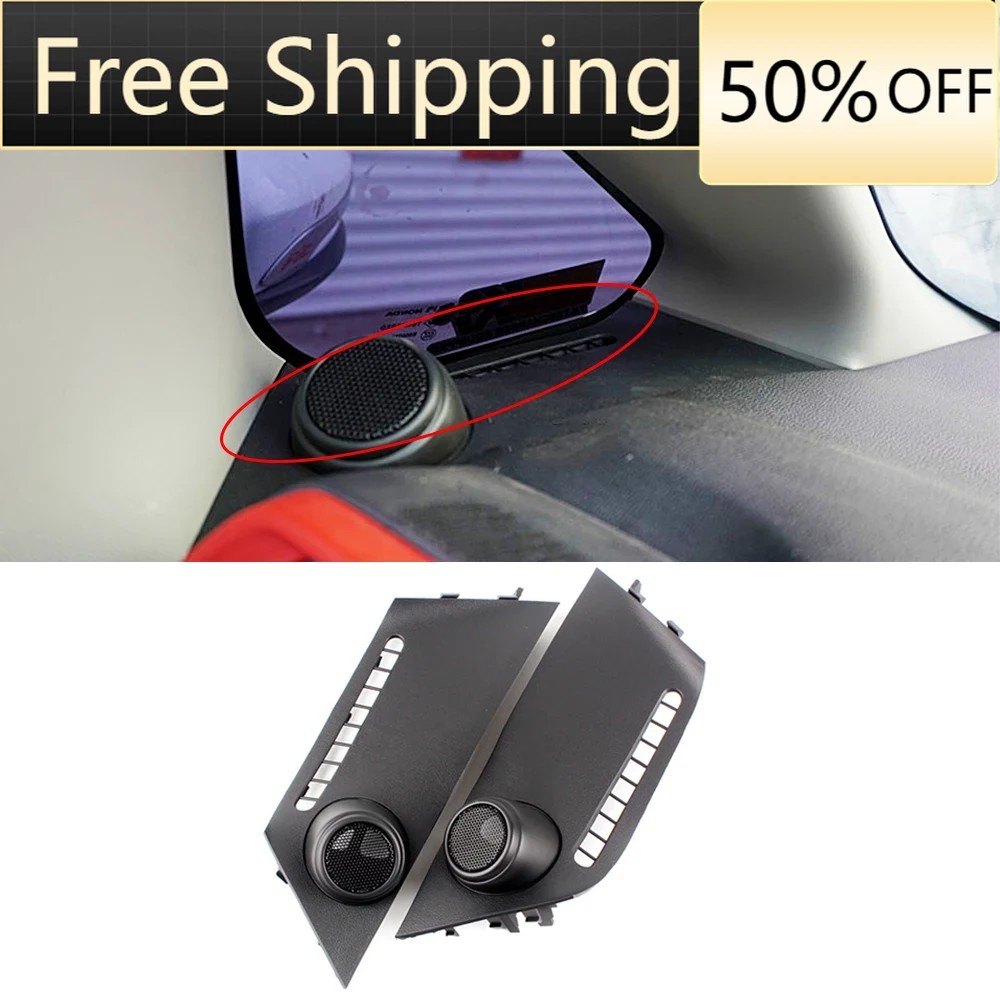 Front door tweeter speaker cover for Honda Fit Jazz 2014-2019 treble audio loudspeaker lid horn shel