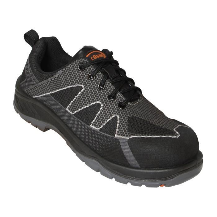 Terbaru! Dr Osha Wolfar 9107 S1 Composite Safety Shoes - Black
