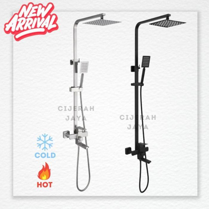 Toto - Shower Column Set Panas Dingin Stainless Sus 304 / Shower Tiang Set Panas Dingin Komplit /