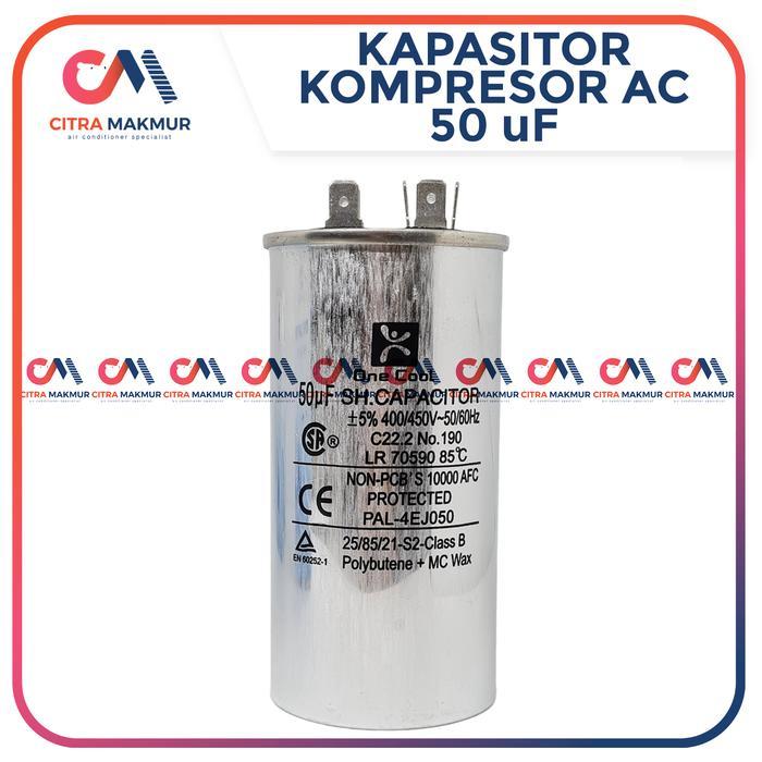 Kapasitor Ac 50 Uf Capasitor Outdoor Kompresor Panasonic 2 2,5 Pk Aux