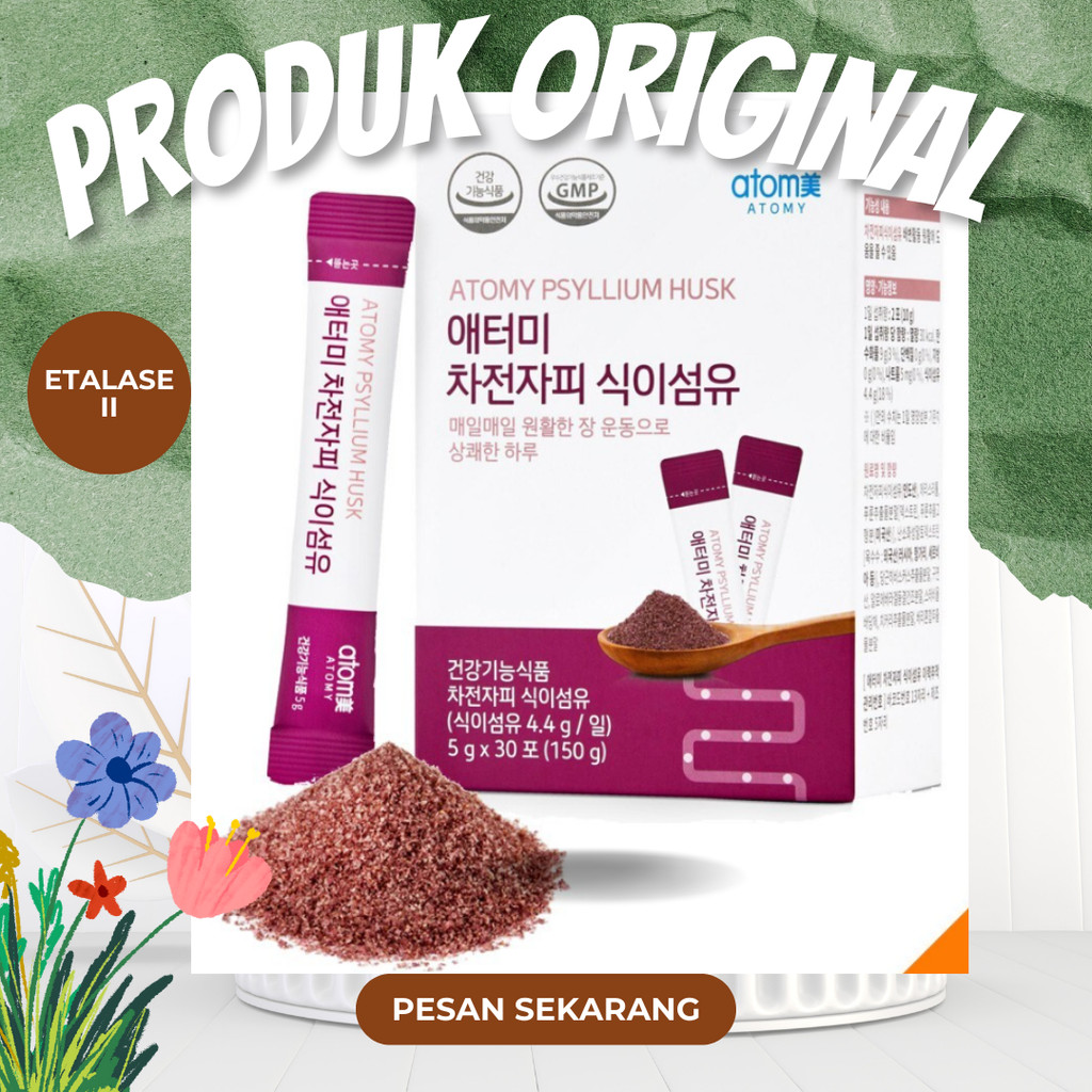 ATOMY PSYLLIUM HUSK | Membantu regenerasi pergerakan usus