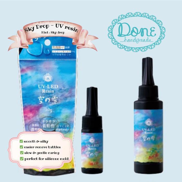 Done Handymade Uv Resin Hard Type Padico Sky Drop Resin Uv Resin Bening Resin Handcraft Cairan