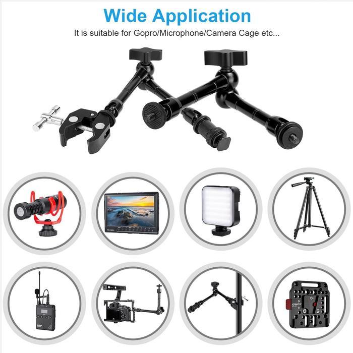 Magic Clamp / Magic Arm 11 Inch Includ Super C-Clamp