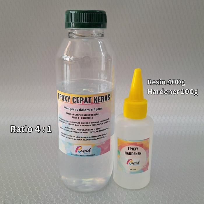 Epoxy Resin Bening Fast Cure Top Coat Untuk Lapis Karbon Carbon Kevlar