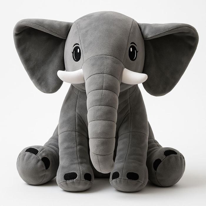 Miniso Toys - Boneka Gajah Jumbo Premium Dolls Hadiah Anak Guling