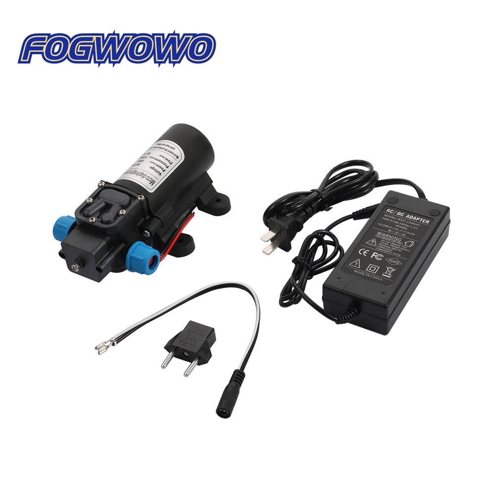 DC12V 60W Miniature Diaphragm Pump DC 12V-6A Adapter Irrigation