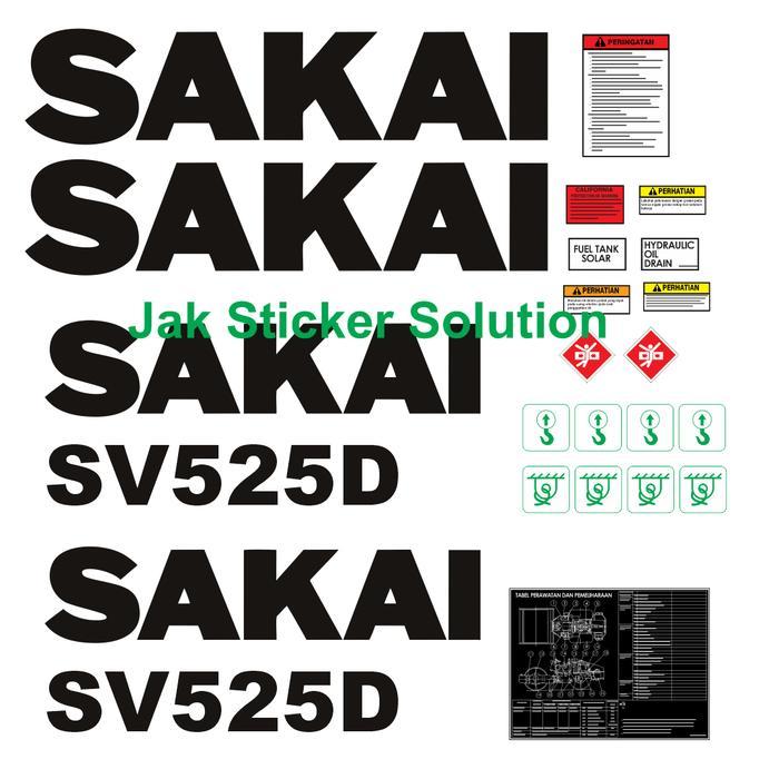 Stiker Vibro Sakai Sv 525D