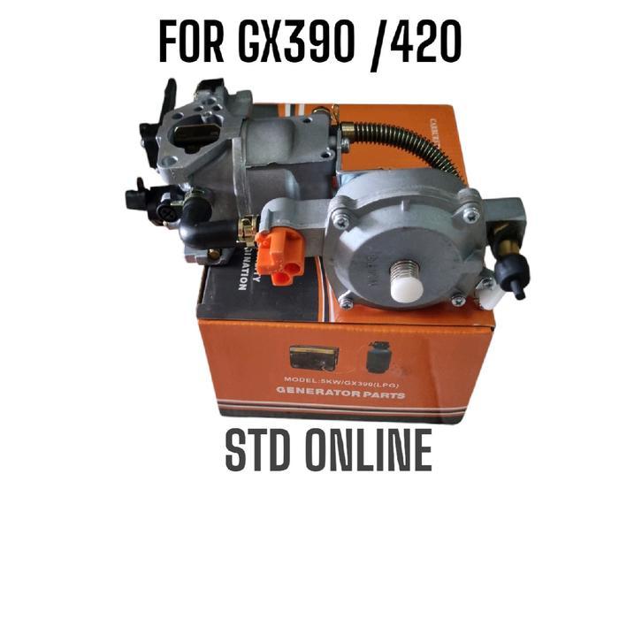 GX390 Carburator Gas LPG Engine Converter Gas LPG - Bensin Mesin Penggerak Bensin Tipe Mesin