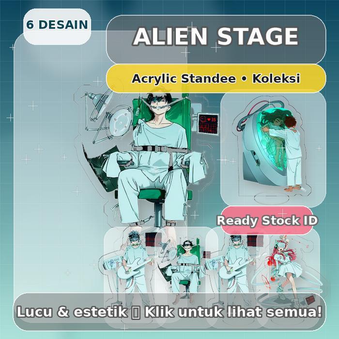 Alien Stage Anime Peripheral Acrylic Standee MiziSua Creative Campus Desktop Ornament Hadiah
