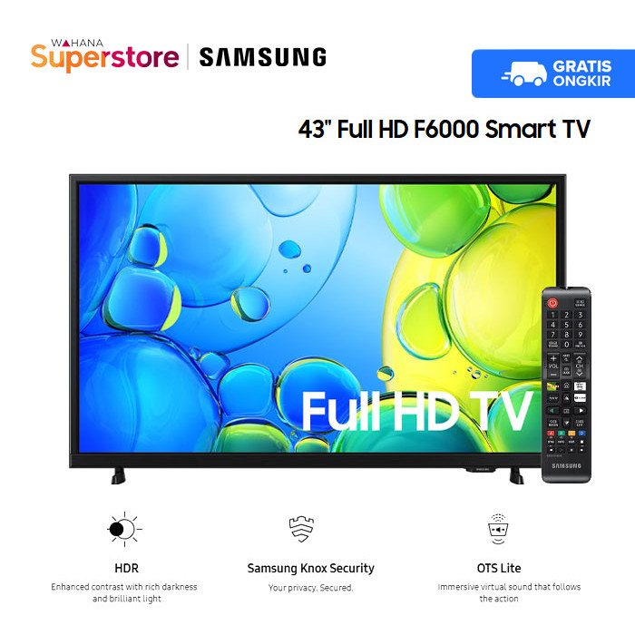Samsung Smart TV Full HD 43 Inch - 43F6000 | 43 F6000