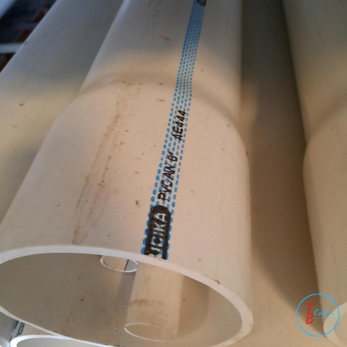 Pipa PVC 8 inch RUCIKA WAVIN (AW) per Batang / Pipa 8 inch RUCIKA