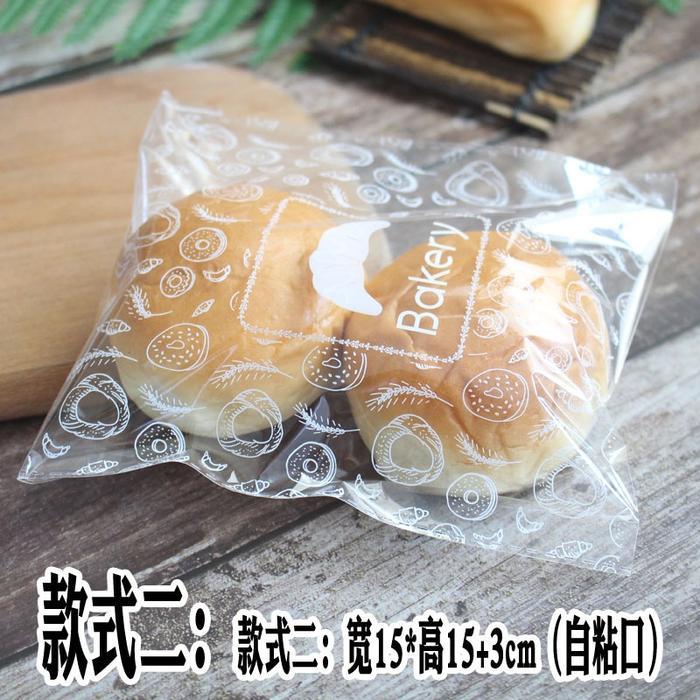 WINARTOTOK BAKINDO KANTONG PLASTIK OPP ROTI / KEMASAN KUE BAKERY 100PCS