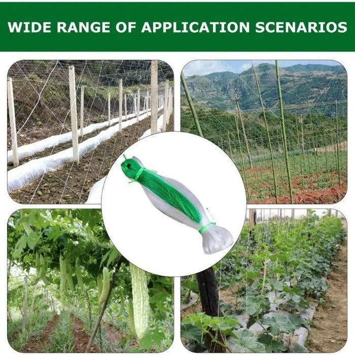 2M X 100M Tanam Jaring Rotan Panjat / Lanjaran Tanaman Merambat / Jaring Pagar Ayam Kebun / Jaring