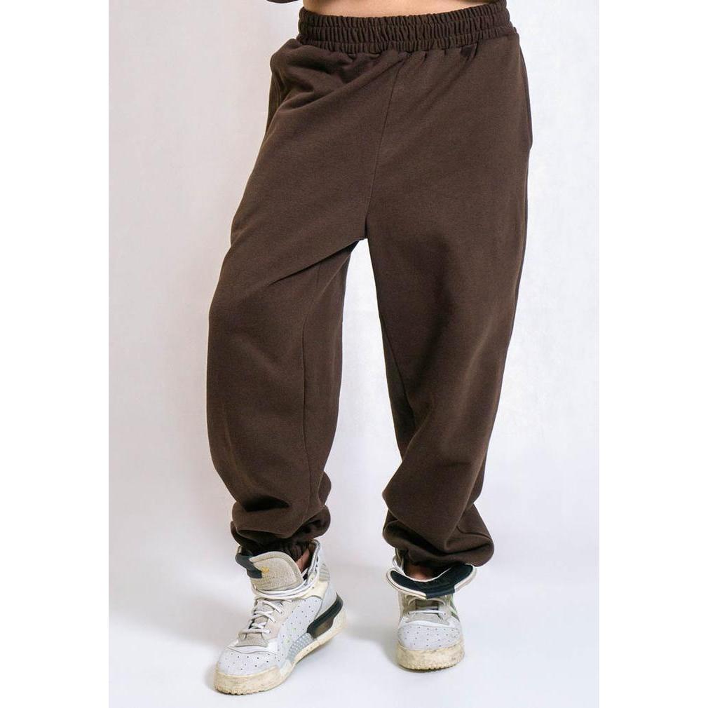 Ocwa Basic Sweatpants Dark Brown