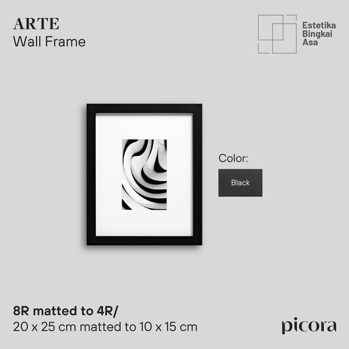 PICORA ARTE Wall Frame 20x25cm 8R/4R Pigura Bingkai Foto Dinding