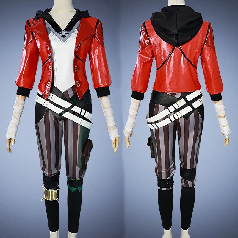 Arcane 2 League Of Legends Lol Arcane Vi Game Cosplay Costume Anime Lol Arcane Vi Cosplay Uniform