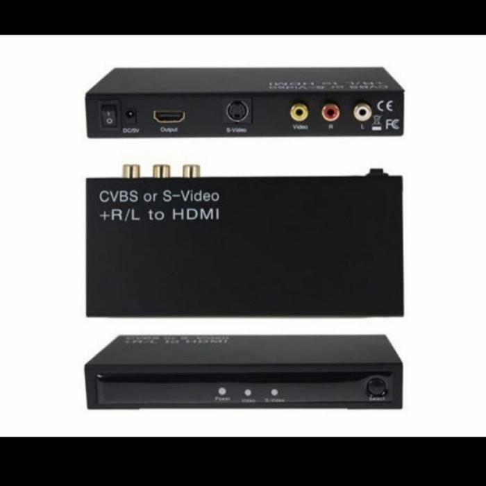 CONVERTER CVBS OR S VIDEO OR AV TO HDMI