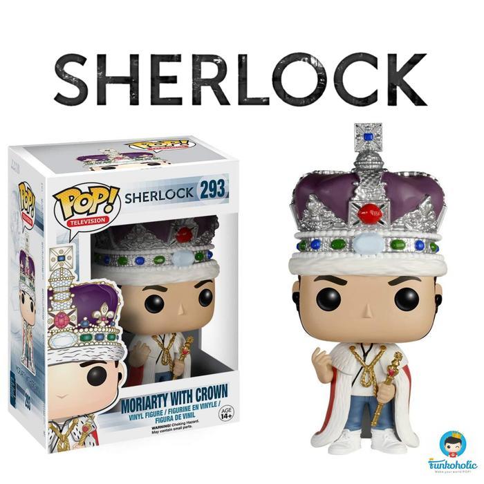 BERGARANSI Funko POP Television Sherlock - Moriarty with Crown #293