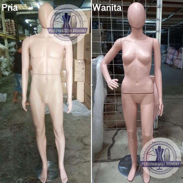Manekin Patung Baju Pria Wanita Full Body Plastik
