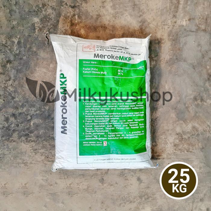 PUPUK MEROKE MKP 25 KG KEMASAN PABRIK VIA CARGO