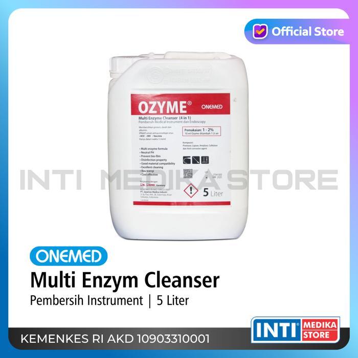 Ready ONEMED - OZYME 5 Liter Multi Enzym Cleanser Pembersih Instrument