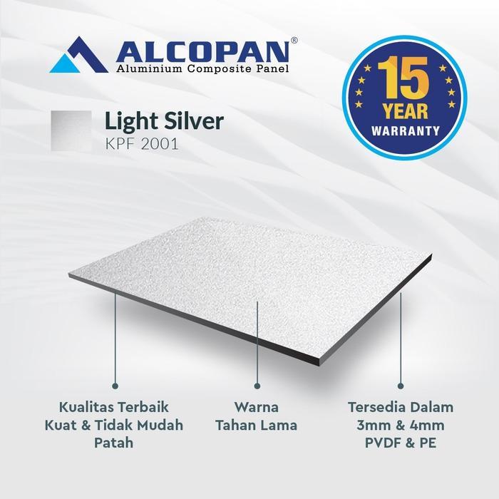 Acp Alcopan 4mm PVDF Outdoor - 1220 x 2440mm
