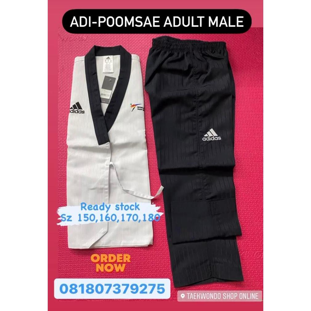 Taekwondo Dobok Adidas Poomsae Senior Putra