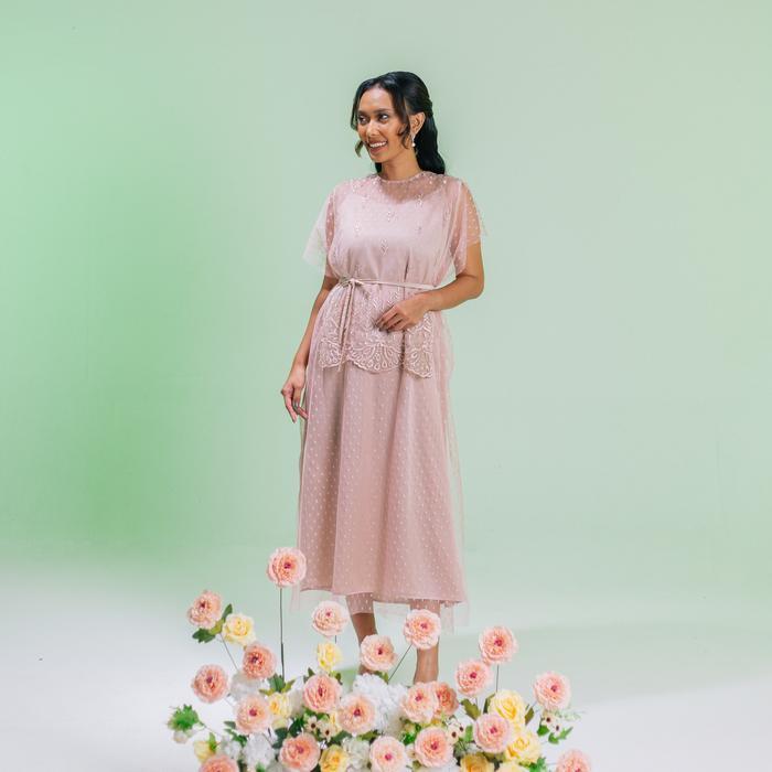 Nayara Dress Tulle Mahisa Gamis Muslim