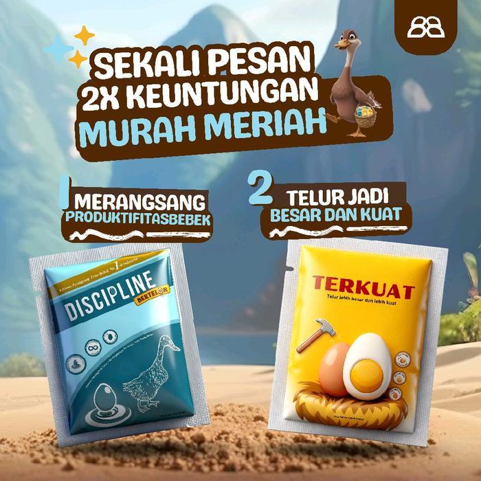 Paket Bundling Vitamin Bebek Petelur dan penguat Cangkang Telur