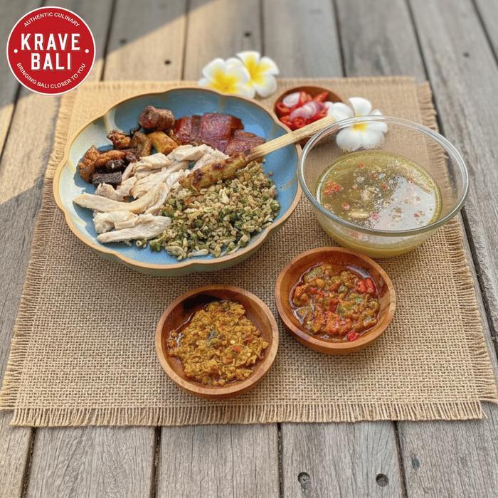 KRAVE BALI Bigul Pande Egi Babi Guling Komplit 480 Gram - Makanan Khas Bali Asli