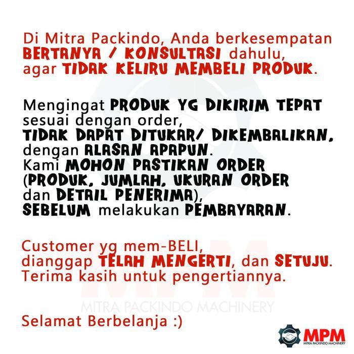 maniz Plastik Vacuum Polos 15x30 / Plastik Vakum Makanan FROZEN FOOD 15 x 30