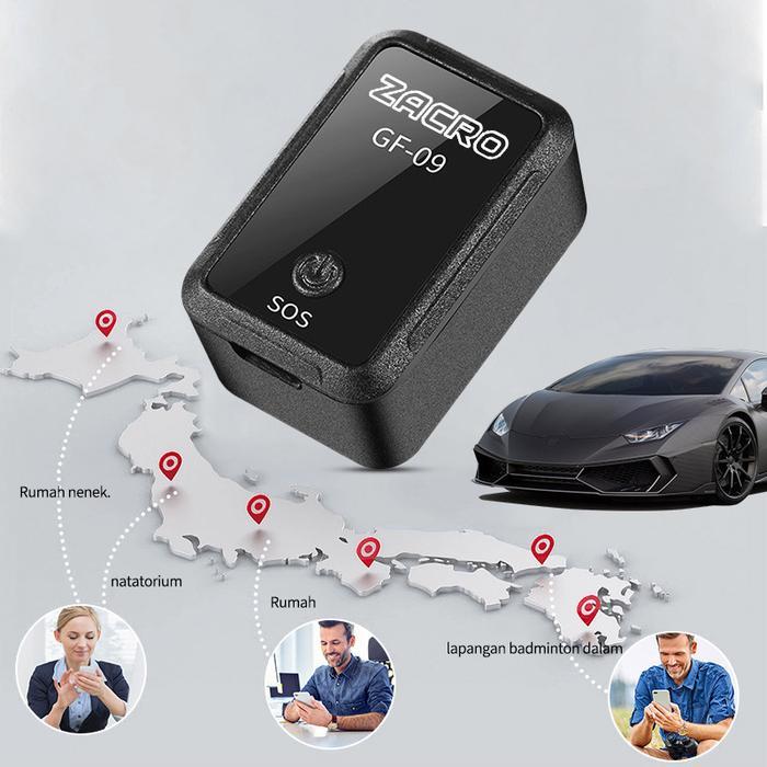 Zacro Gf09 Gps Mobil / Gps Motor Mini Gps Tracker Gsm Recording Voice Gf09 Berkualitas
