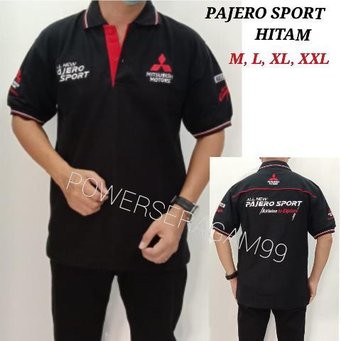 kaos kerah sport otomotif baju bordir komunitas pajero sport