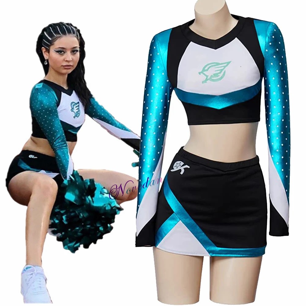 Maddy Euphoria Cheerleader Uniform Dress Maddy Perez Outfit Cosplay Costume School Girls Women