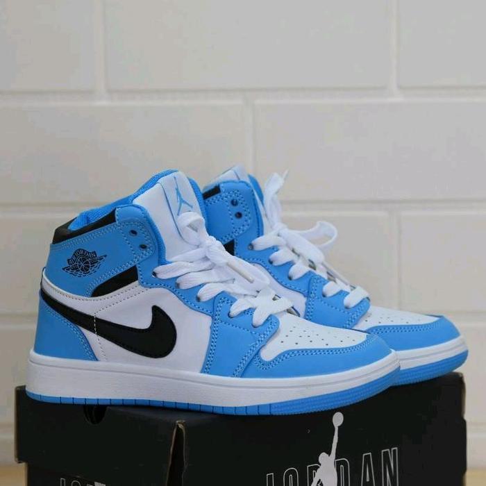 Sepatu Anak Laki Laki Perempuan Nike J0Rdan 1 High Kualitas Import Kids Warna Hitam Putih Merah Abu